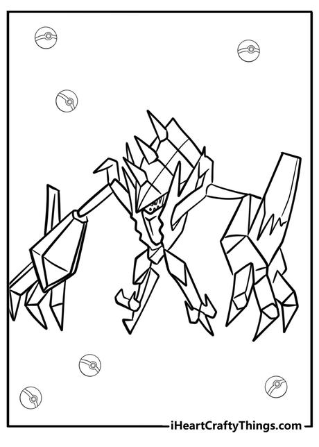 30 New Free To Print Legendary Pokemon Coloring Pages