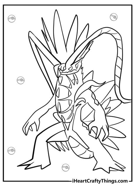 30 New Free To Print Legendary Pokemon Coloring Pages