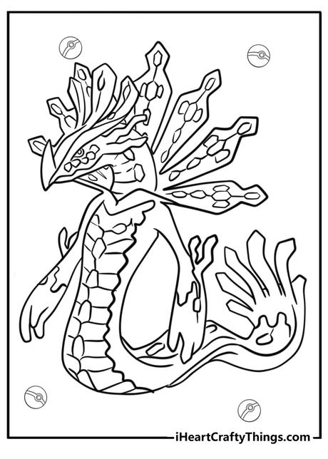 30 New Free To Print Legendary Pokemon Coloring Pages
