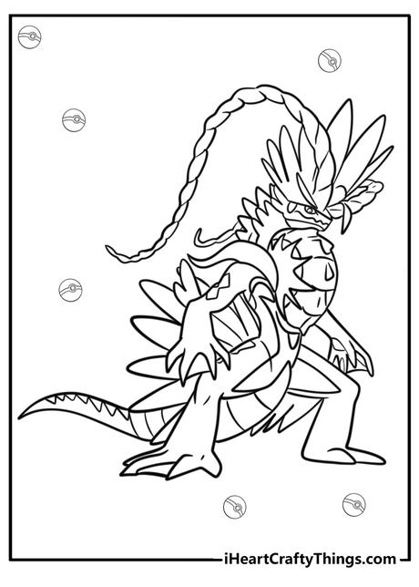 30 New Free To Print Legendary Pokemon Coloring Pages