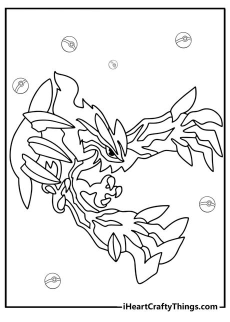 30 New Free To Print Legendary Pokemon Coloring Pages