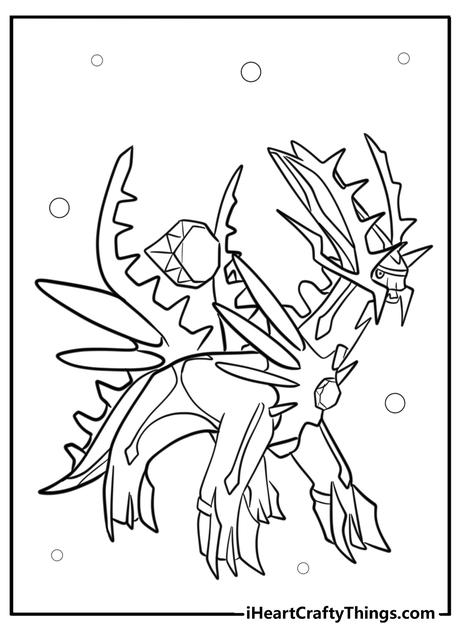 30 New Free To Print Legendary Pokemon Coloring Pages