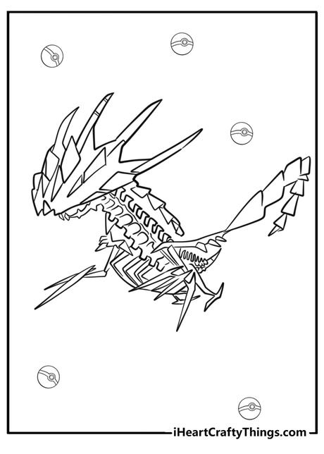 30 New Free To Print Legendary Pokemon Coloring Pages