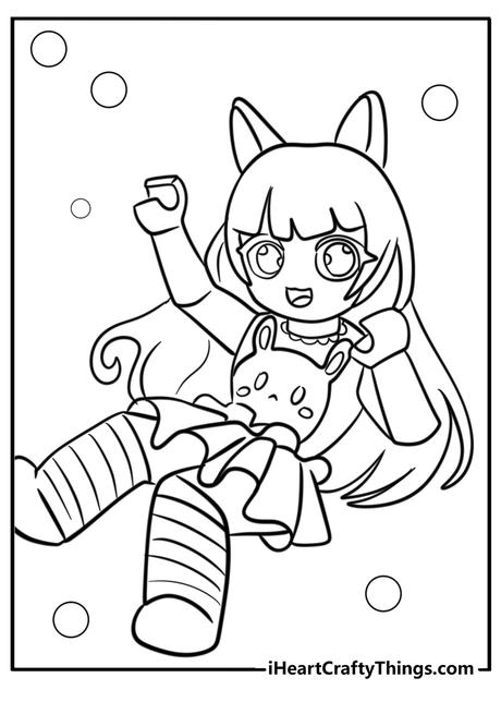 20 Free To Print New Aphmau Coloring Pages