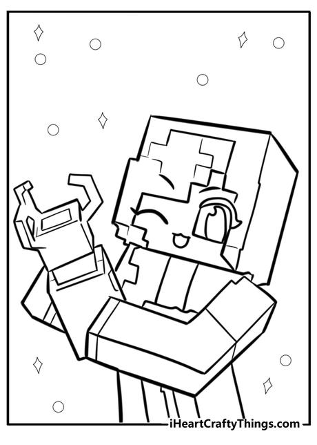 20 Free To Print New Aphmau Coloring Pages