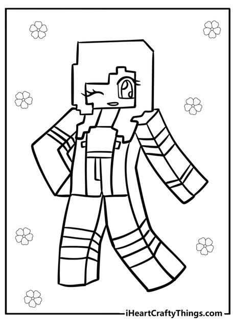 20 Free To Print New Aphmau Coloring Pages