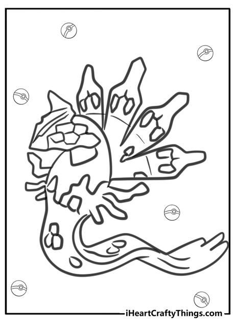 30 New Free To Print Legendary Pokemon Coloring Pages