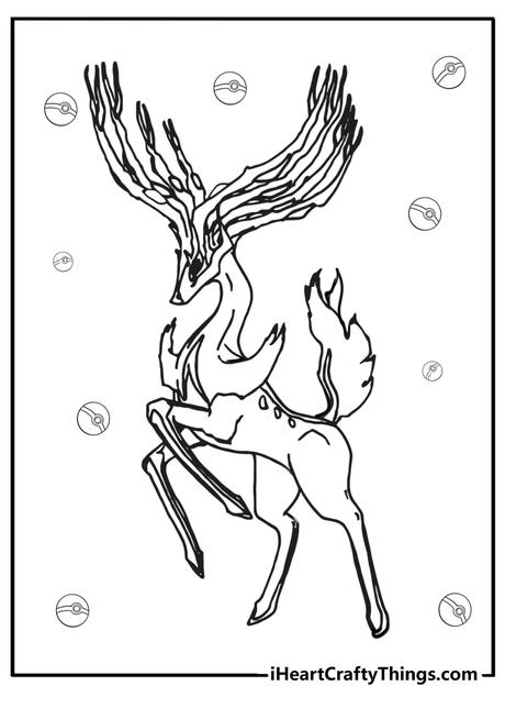 30 New Free To Print Legendary Pokemon Coloring Pages