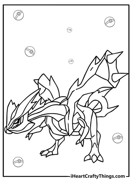 30 New Free To Print Legendary Pokemon Coloring Pages