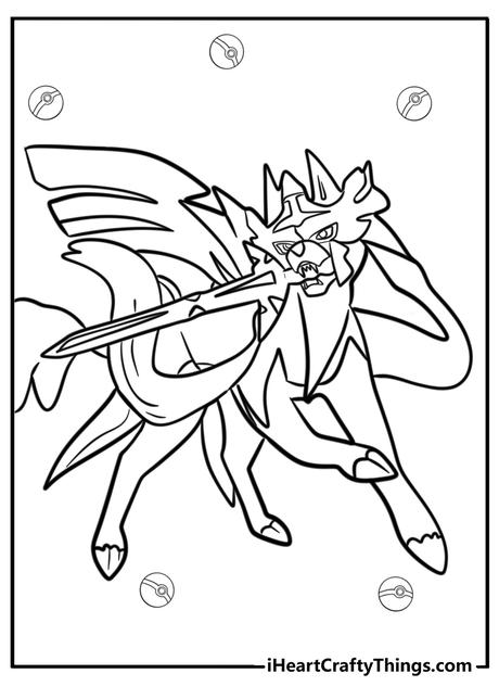 30 New Free To Print Legendary Pokemon Coloring Pages
