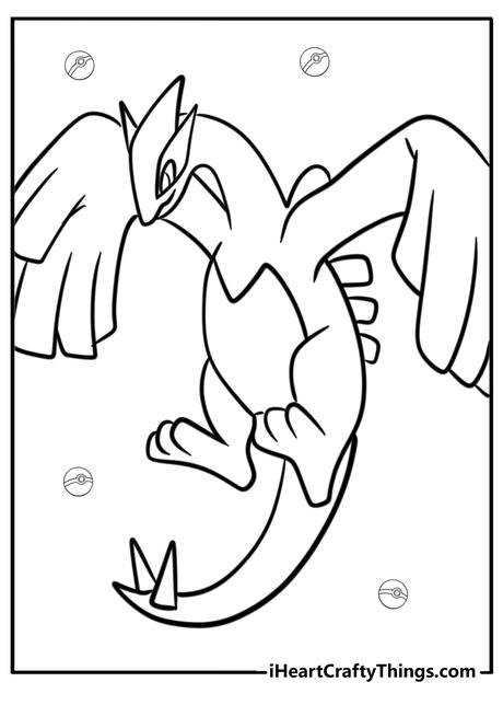30 New Free To Print Legendary Pokemon Coloring Pages