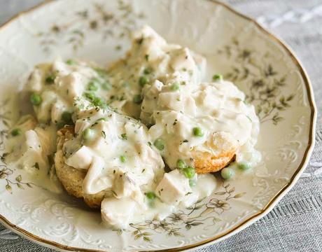 Creamed Chicken & Biscuits