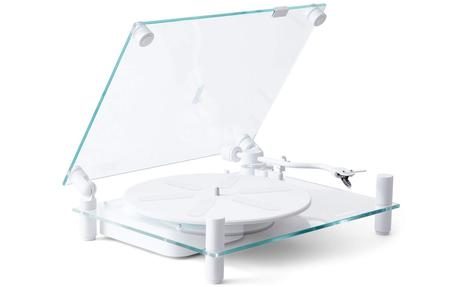 Transparent Turntable Wireless Vinyl Record Player by Per Brickstad