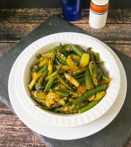 kachche-aam-wali-bhindi-okra-stir fry