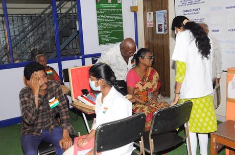 Celebrating 78th Independence Day and ..  Cataract Eye Camp -  SYMA Triplicane