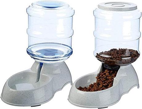 Noodoky Gravity Dispenser Pet Feeder And Waterer