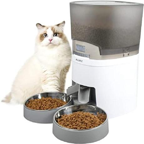 Aluke 7L Two-Pet Cat Feeder