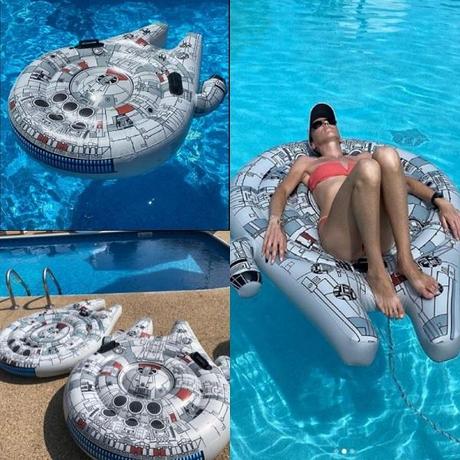 Millennium Falcon Pool Float