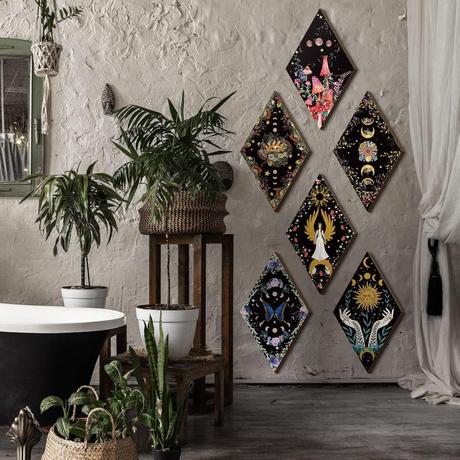 Classic Boho Wall Art for Halloween