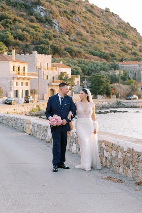 Romantic wedding in Mani with pink peonies | Eleni & Giannis Romantic wedding in Mani with pink peonies | Eleni & Giannis
