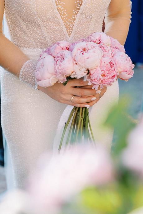Romantic wedding in Mani with pink peonies | Eleni & Giannis Romantic wedding in Mani with pink peonies | Eleni & Giannis