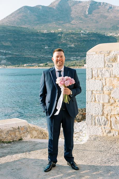 Romantic wedding in Mani with pink peonies | Eleni & Giannis Romantic wedding in Mani with pink peonies | Eleni & Giannis
