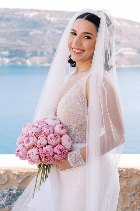 Romantic wedding in Mani with pink peonies | Eleni & Giannis Romantic wedding in Mani with pink peonies | Eleni & Giannis
