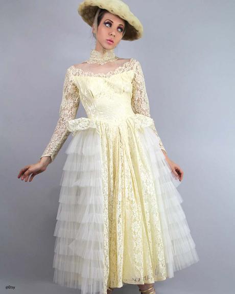 where to find vintage wedding dresses etsy shop online