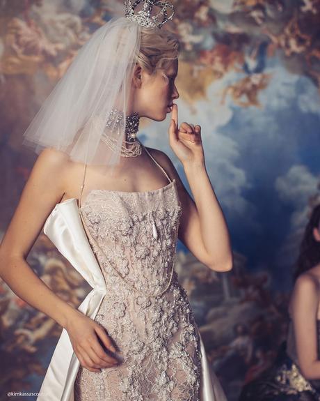 where to find vintage wedding dresses crown veil kimkassascouture