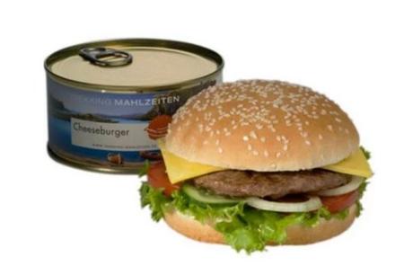 Cheeseburger in a can