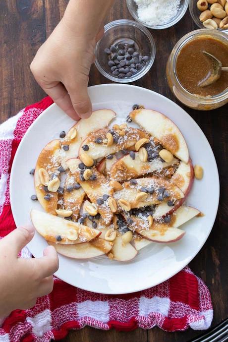 Healthy Apple Nachos