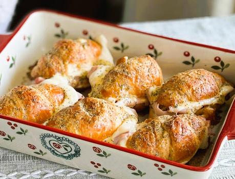 Buttery Croissant Ham & Cheese Hots