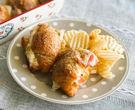 Buttery Croissant Ham & Cheese Hots