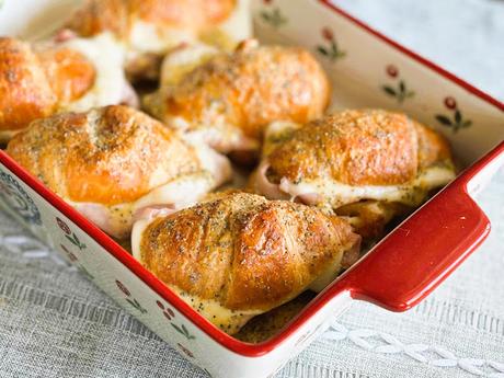 Buttery Croissant Ham & Cheese Hots