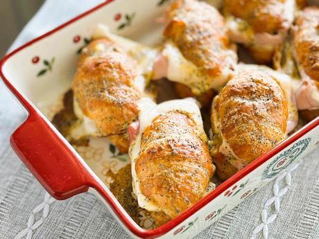 Buttery Croissant Ham & Cheese Hots