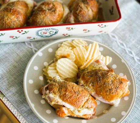 Buttery Croissant Ham & Cheese Hots