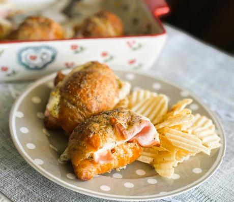 Buttery Croissant Ham & Cheese Hots