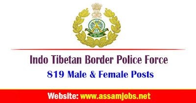 ITBP Constable Recruitment 2024 | 819 Male & Female Posts, Apply Online