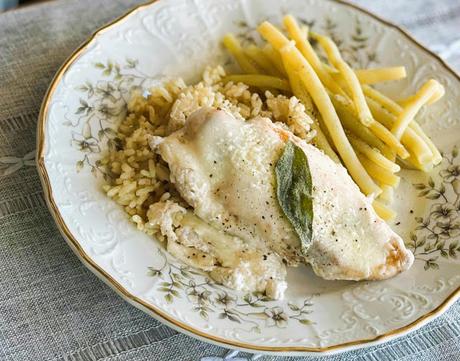 Chicken Sauteed with Cheese & Milk