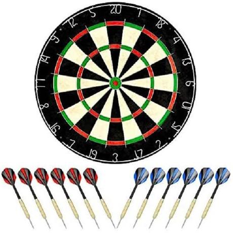 LinkVisions Dartboard With Staple Free Bullseye