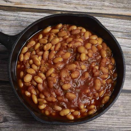 BBQ vegan baked beans