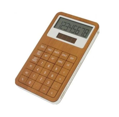 Calculator made of bamboo