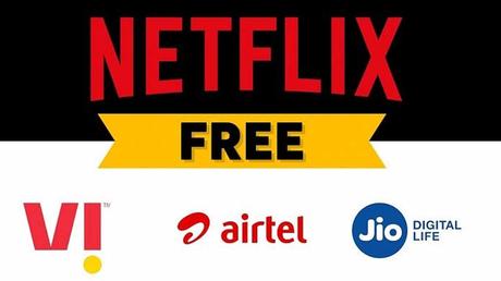 cheapest netflix subscription recharge plans of jio airtel vi vodafone idea