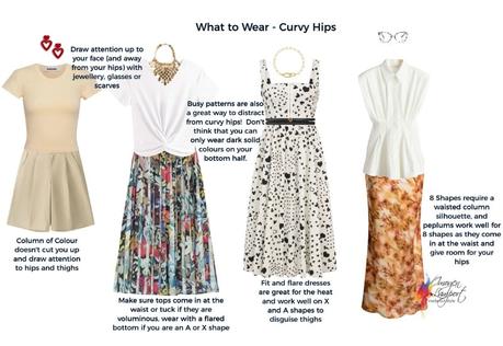 What to wear with curvy hips to balance your figure