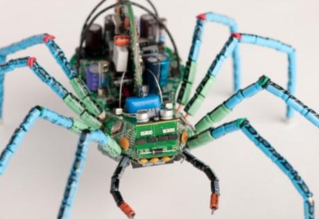 Spider made with Printed circuit boards (PCB)