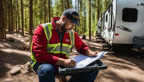 rv campground site safety inspection