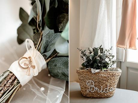 Elegant wedding in Santorini with pretty details  | Hannah & Nick