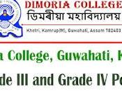 Dimoria College Recruitment Grade Posts