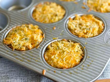 Tuna Rice Muffins with a Butter Lemon Sauce