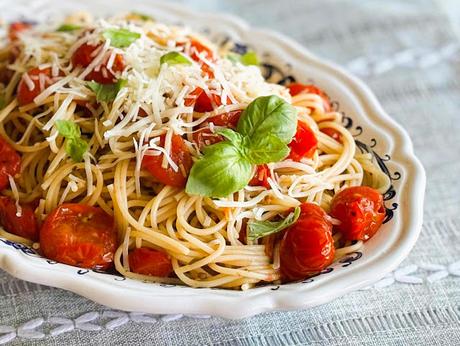 Roasted Balsamic Cherry Tomato Pasta